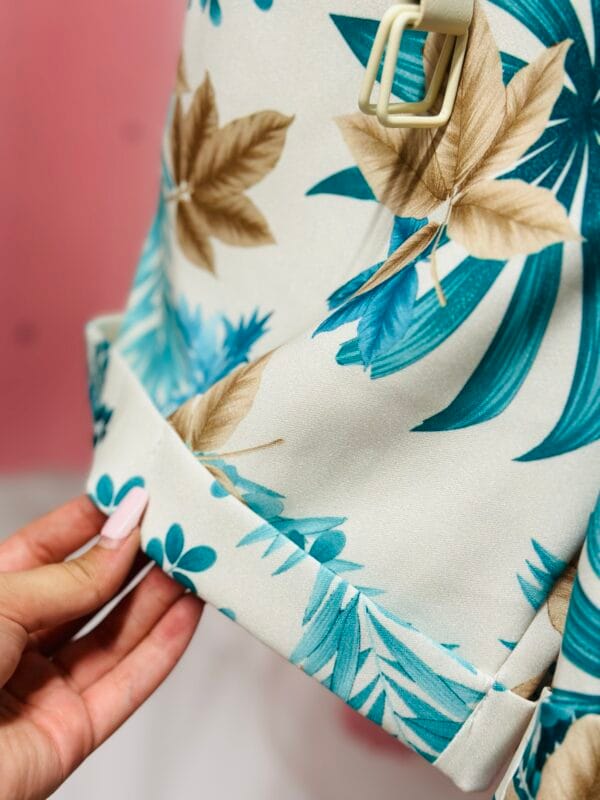 Pantalón Flores AZUL - Imagen 3