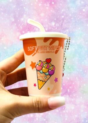 Toallitas en vaso