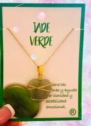 Colgante JADE VERDE