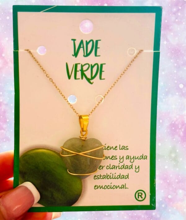 Colgante JADE VERDE