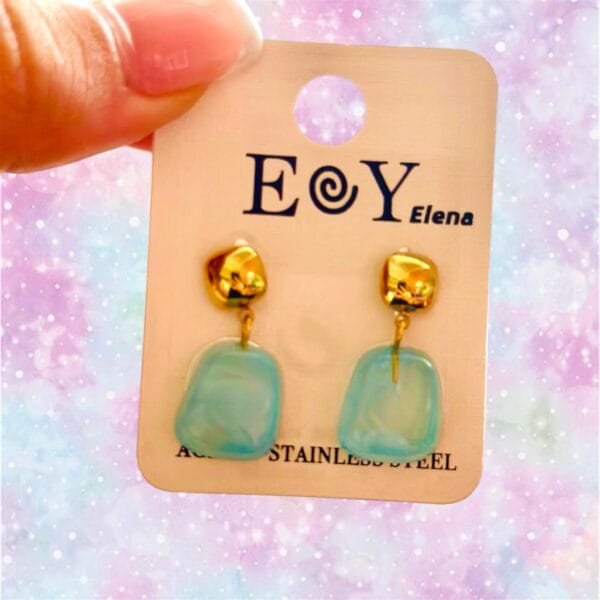 Pendientes AURA AZULES
