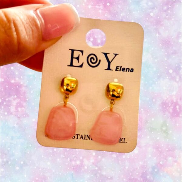 Pendientes AURA ROSAS