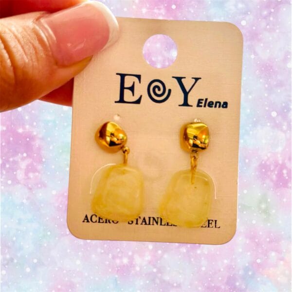 Pendientes AURA AMARILLO