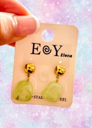 Pendientes AURA VERDE