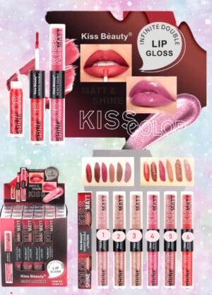 Labial 2 en 1 (Brillo + Matte)