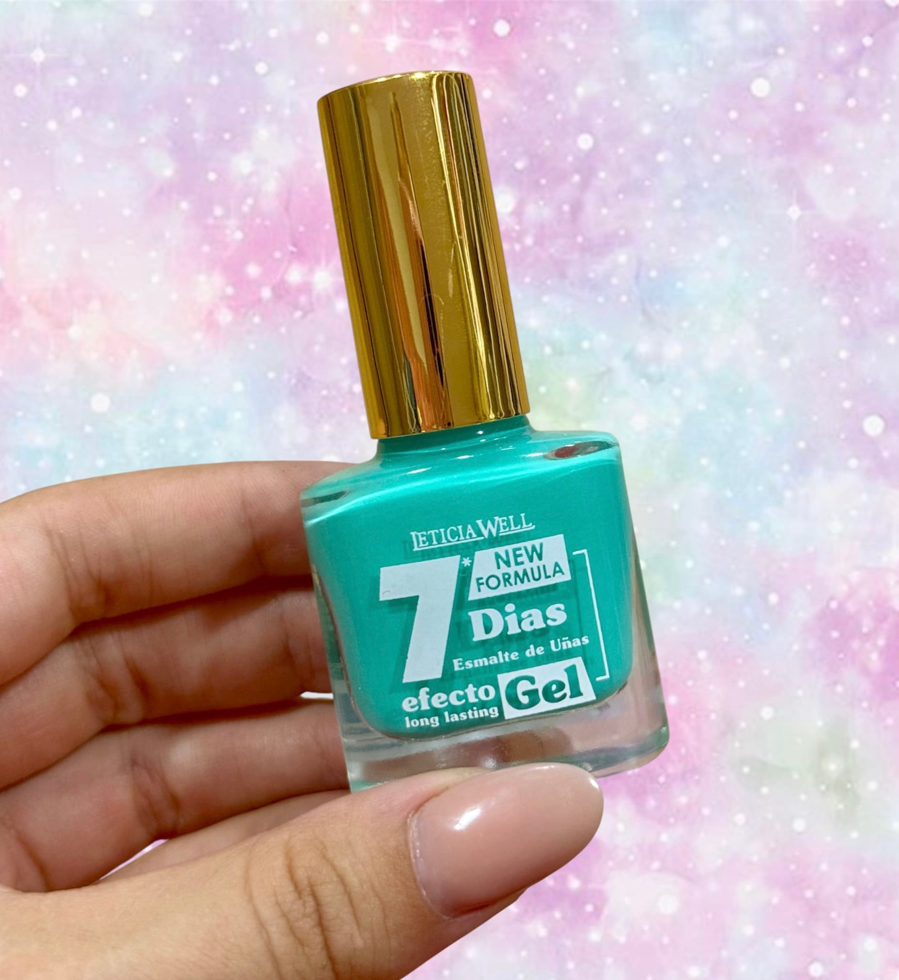 Esmalte de uñas Verde Agua