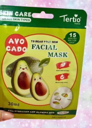 Mascarilla facial AGUACATE